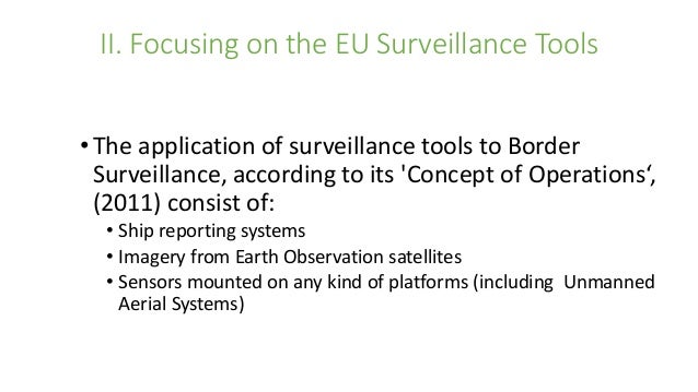 common application of surveillance tools